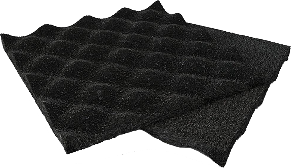 Detailed view of acoustic underlay REGUPOL sonus curve 17